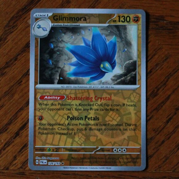 Pokemon | Toys | Pokemon Glimmora Reverse Holo Tradingplaying Card |  Poshmark